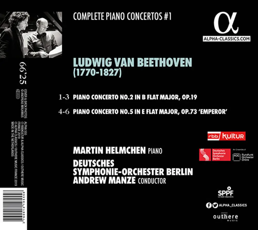 PIANO CONCERTOS 2 & 5 "EMPEROR"
