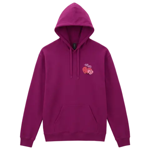 Mikina Láska Rozdiely Nevidí, Unisex, Bordová