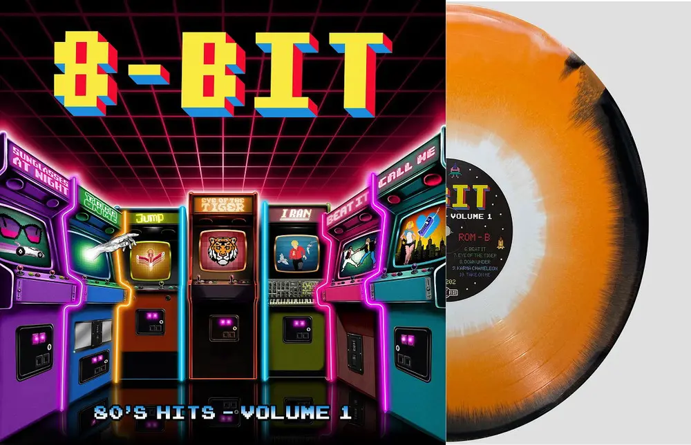 Gamer Boy – 8-BIT '80S HITS, VOLUME 1. (Orange Vinyl) (Vinyl) 1