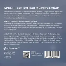 WINTER - FROM FIRST FROST TO CARNIVAL FESTIVITY thumbnail