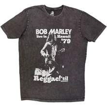 Tričko Unisex Stone Wash T-Shirt: Hawaii (Charcoal Grey)