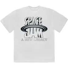 Space Jam – B&W Logo (Bianca) (Maglietta)