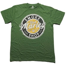 Bob Marley, Tričko Smoke Shop, Unisex, Zelená
