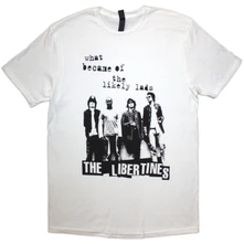The Libertines, Tričko What Became Of The Likely Lads, Unisex, Biela