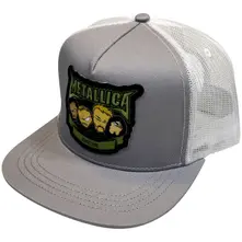 Unisex Mesh Snapback Cap: Squindo Since '81 (Grey & White) thumbnail