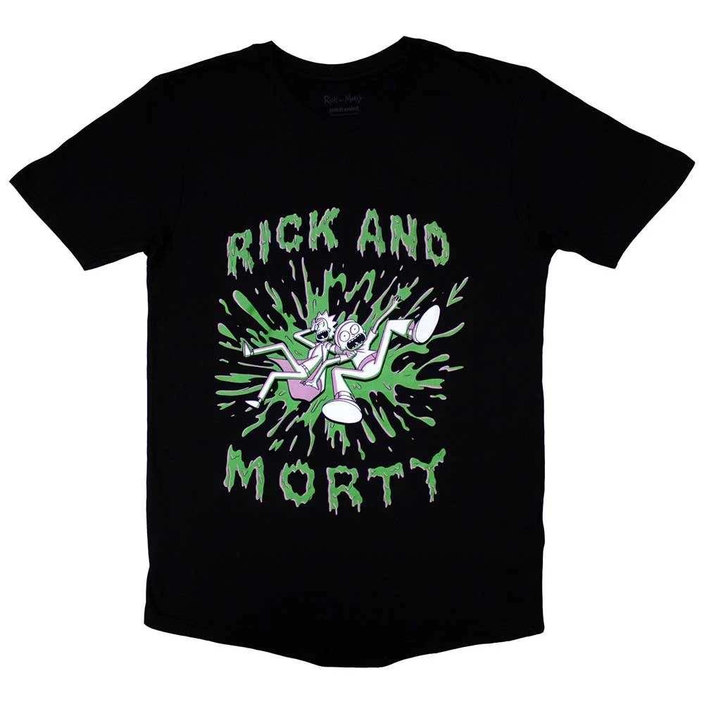 Unisex T-Shirt: Green Splat (Black)