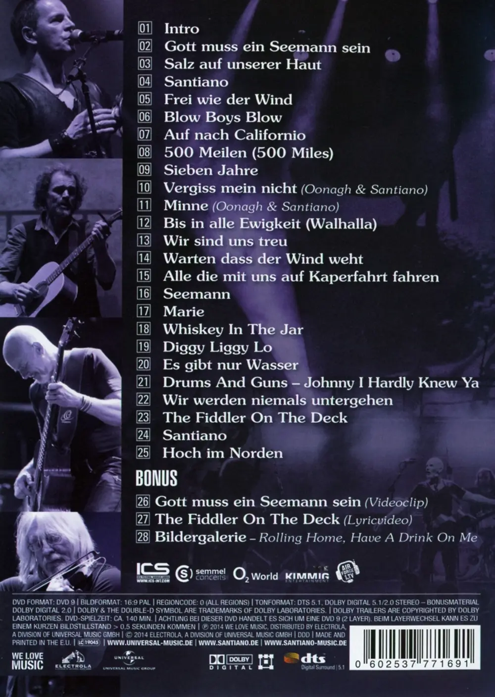 Santiano – MIT DEN GEZEITEN (DVD)