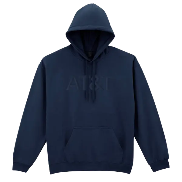 Hoodies / Zippers – Hoodie 3D AT&T embossed, Unisex, Navy