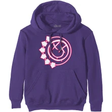 Blink 182, Mikina Six Arrow Smiley, Unisex, Fialová