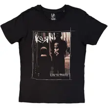Unisex T-Shirt: Life Is Peachy Scribbles (Black) thumbnail