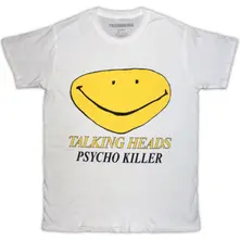 Talking Heads, Tričko Psycho Killer, Unisex, Biela