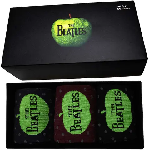The Beatles – Ponožky Apple & Spots (Multi-color, Ankle Socks Set), Unisex, Multi-color
