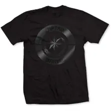 Captain Marvel Silver Circle (Negru) (Tricou)
