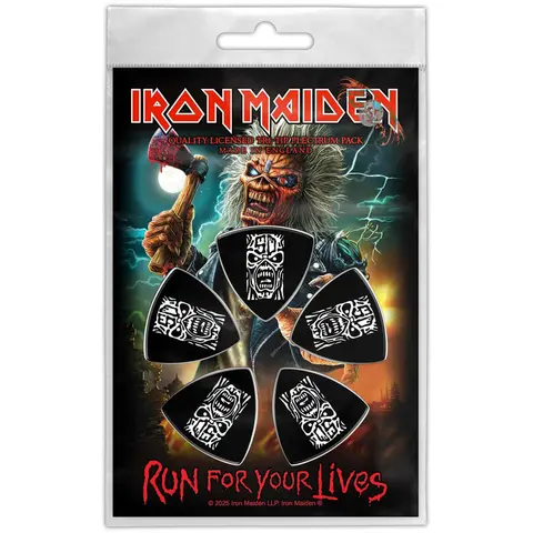 Iron Maiden – Brnkadlo Run For Your Lives (Tri-Tip Plectrum Pack)