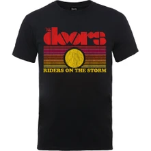 The Doors, Tričko ROTS Sunset, Unisex, Čierna