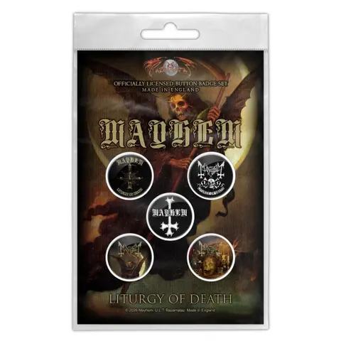 Button Badge Pack: Liturgy Of Death