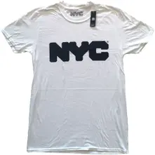 New York City – Logo (Alb) (Tricou)