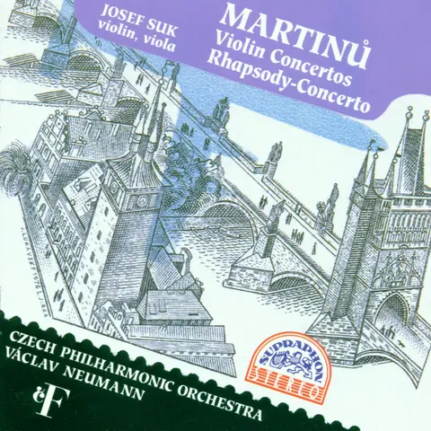 Josef Suk – CD Martinů: Koncerty pro housle č. 1 a 2