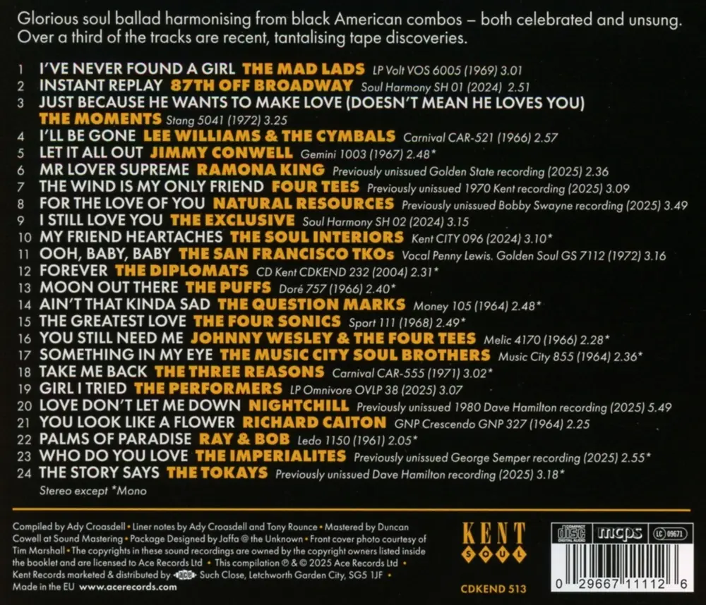 Soul Harmony: Sweet Soul Vocals 1961-1984