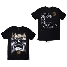 Behemoth, Tričko The Shit Ov God Reign In Hell, Unisex, Čierna