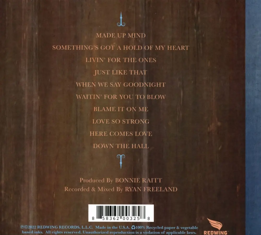 Bonnie Raitt – JUST LIKE THAT… (CD)