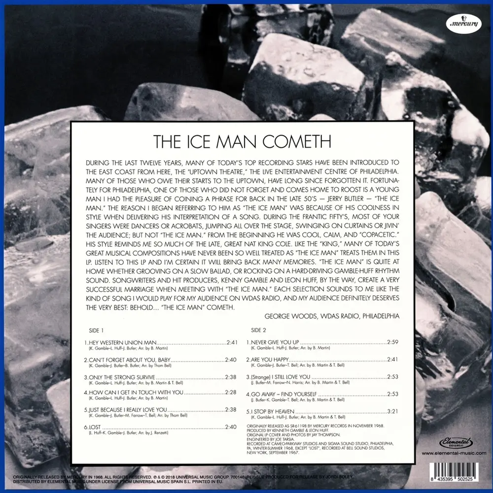 Jerry Butler – The Ice Man Cometh (Vinyl)