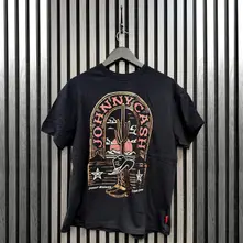 Ladies Unplugged T-Shirt: Sunday Morning (Black) thumbnail