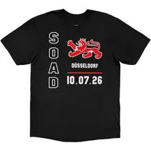 System of a Down – Dusseldorf Event Tour '26 (Čierna, Limited) (Tričko)