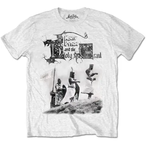 Monty Python – Tričko Knight Riders (Biela), Unisex, Biela