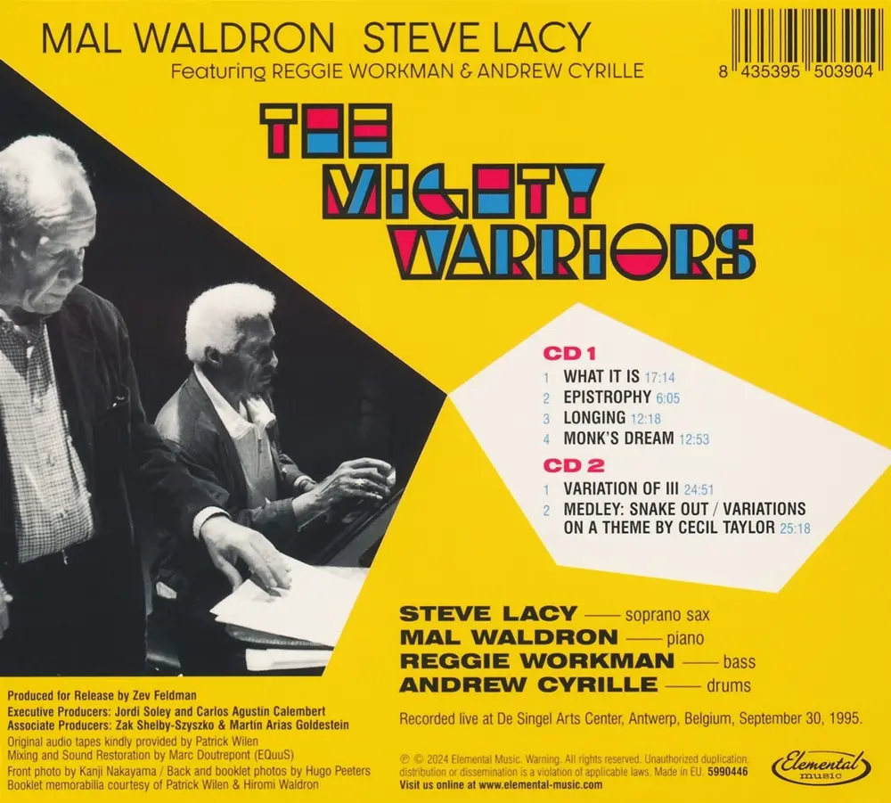 Mal Waldron & Steve Lacy – WALDRON, MAL & STEVE LACY - THE MIGHTY WARRIORS: LIVE IN ANTWERP (CD)