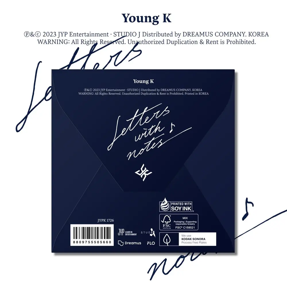 Young K – Letters With Notes (Digipak) (CD)