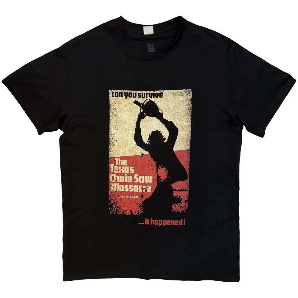 The Texas Chainsaw Massacre – Who Will Survive (Negra) (Camiseta)