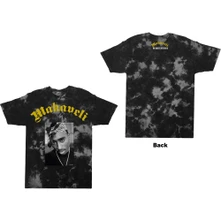 2Pac, Tričko Makaveli, Unisex, Šedá