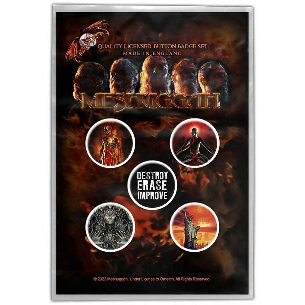 Meshuggah – Immutable (Button Badge Pack) (Odznak)