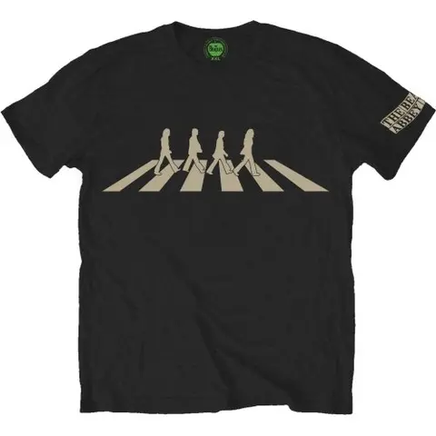The Beatles – Tričko Abbey Road Silhouette (Čierna), Unisex, Čierna