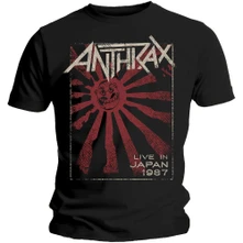 Anthrax, Tričko Live in Japan, Unisex, Čierna