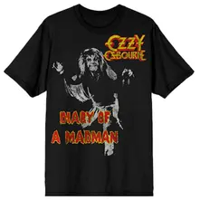 Unisex T-Shirt: Diary Of A Madman Tribute (Black) (Back Print) thumbnail
