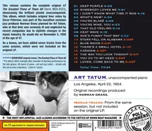 Art Tatum – GREATEST PIANO OF THEM ALL (CD)