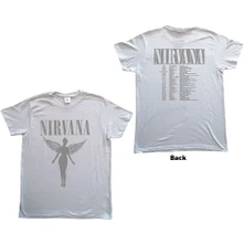 Nirvana, Tričko In Utero Tour, Unisex, Biela
