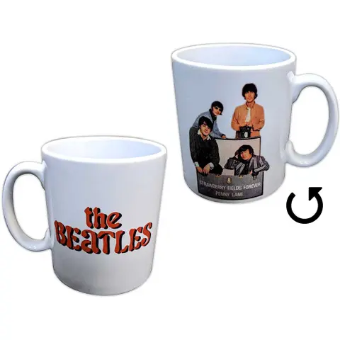 Unboxed Mug: Strawberry Fields/Penny Lane Photo (White)