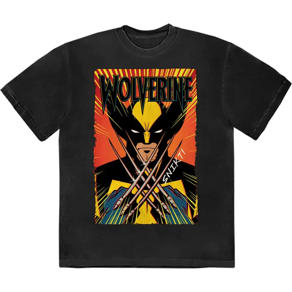 Wolverine Claws (Negru) (Tricou)