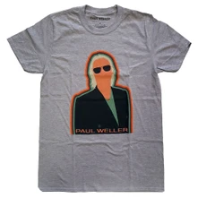 Paul Weller, Tričko Illustration Key Lines, Unisex, Šedá