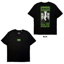 Tričko Unisex T-Shirt: Dublin 17 Aug Event (Black) (Back Print & Ex-Tour)
