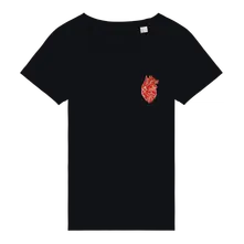 (p)art by Aňuci T – Svet v srdci - červené (Camiseta)