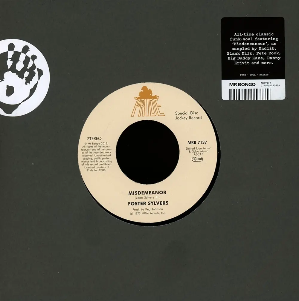 Foster Sylvers – MISDEMEANOR (Vinyl)