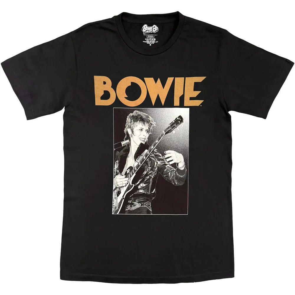 David Bowie – Guitar Glam Rock (Čierna) (Tričko)