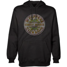 The Beatles, Mikina Sgt Pepper, Unisex, Čierna
