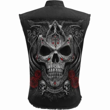 Unisex Worker Shirt: The Dead (Black) (Back Print) thumbnail