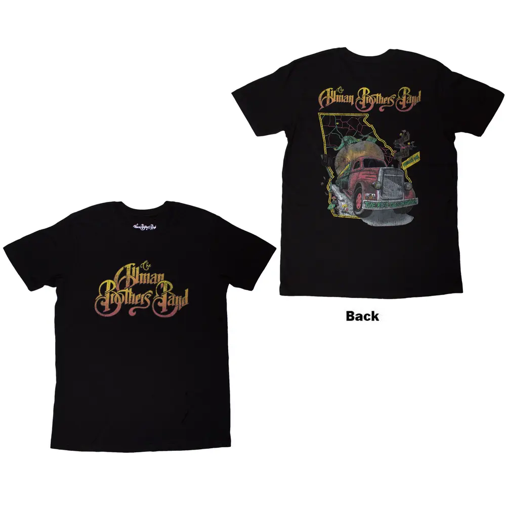 Unisex T-Shirt: Road Goes On (Black) (Back Print)
