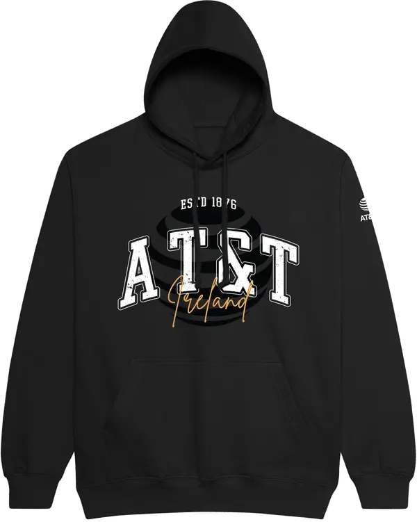 AT&T Across Europe – Hoodie ⁠HOODie Ireland, Unisex, Black